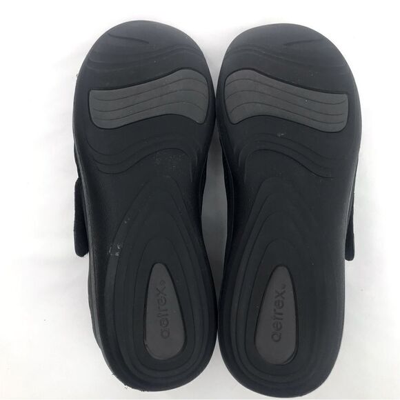 Aetrex KATRINA Black Leather Monk Strap Support Orthotic Casual Loafer - Picture 13 of 16